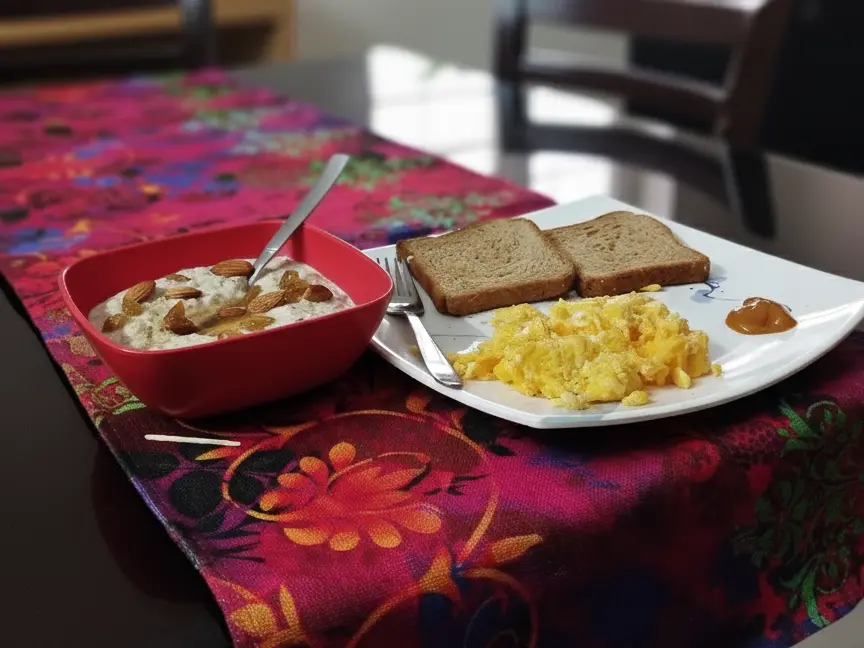 Carb loaded meal for endurance athletes