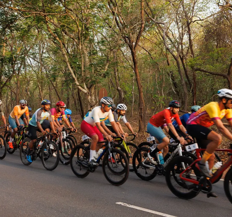 The goan classic race. Peloton.