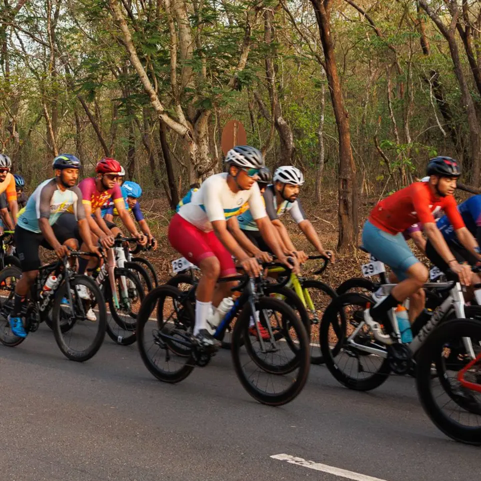 The goan classic race. Peloton.